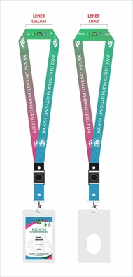 Bikin Tali lanyard id card custom Purwokerto
