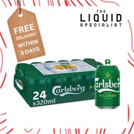 Carlsberg Green Label Beer - 24 cans x 320ml