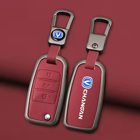 Alloy Car Key Case Cover For Changan CS15 Eado Raeton CS35 Plus CS55 CS75 J35 Hunter F70 CS95 CS85 C