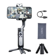 Hohem iSteady V2S スマートフォンジンバルスタビライザー 3軸折りたたみ式電話ジンバル ジェスチャーコントロール付き AIトラッキング