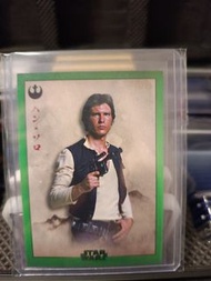 Star Wars topps celebrations Han Solo Trading Card /25