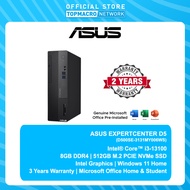 ASUS EXPERTCENTER D5 (D500SE-3131MY006WS) I3-13100 | 8GB DDR4 | 512GB SSD | INTEL | OFFICEHNS | WIN1