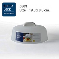 Micronware รุ่น 5303 - 5304 ฝาครอบอุ่นอาหารในไมโครเวฟ Microwave ขนาดเล็ก BPA-Free สีขาว