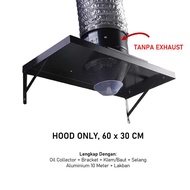 Kitchen Exhaust Fan Cooker Hood Dapur Tudung Kompor Penyedot Asap 8 10 Inch Kipas Sedot Hisap Asap K