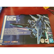 Gundam 00 XN Raiser + Seven Sword + GN Sword II Blaster Set Bandai Limited