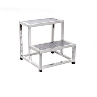 Three-Layer Hospital Stool Manufacturer Stainless Steel Step Stool Ladder Shoe Changing Industrial S