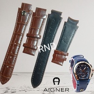 Aigner Palermo Watch Strap Aigner Leather Watch Strap for Men and Women