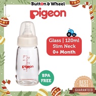 Pigeon Flexible Slim Neck Glass Bottle 120ml