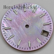 28.5mm Sterile Dial Luminous Fit NH35 NH34 Movement Fit 3/3.8/4.2 Oclock Crown Gold Pink Silver Blue