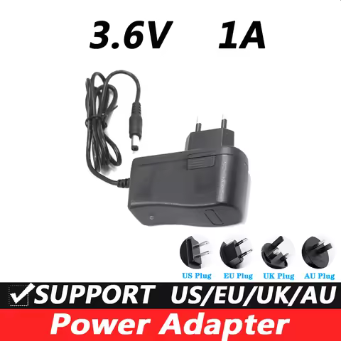 220v to DC 3.6V 1A power adapter 3.6V 1000mA switching power supply DC stabilized power supply 5.5*2