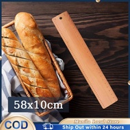 Solid Hardwood Dough Transfer Board Durable Baguette Transfer Peel Beech Flipping Board For Baking