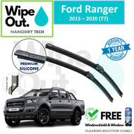 [PREMIUM] Ford Ranger 2015 - 2020 (T7) WipeOut NANODRY SILICONE Wiper Blade (Front Set)