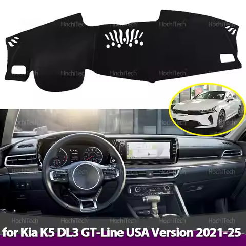 Dashboard Sun Shade Cover for Kia K5 DL3 GT-Line USA Version 2021 2022 2023 2024 2025 Avoid Light Pa