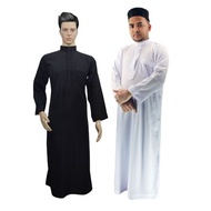 JUBAH AL-HERA PUTIH HITAM LELAKI KANAK-KANAK