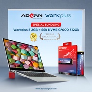 ADVAN Laptop Workplus AMD RYZEN 5 6600H 14 FHD IPS 16GB 512GB Win 11