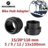 ROCKBROS แร็ครถ HUB อะแดปเตอร์สำหรับจักรยานแร็คหลังคารถ HUB แปลงจักรยาน C arrier การติดตั้งอย่างรวดเร็ว 9 มิลลิเมตร 12 มิลลิเมตร 15 มิลลิเมตร 20 มิลลิเมตร
