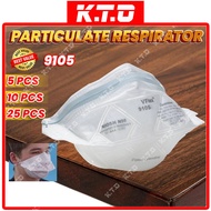 5pcs 10pcs 25pcs / Box 9105 V-Flex N95 Mask Particulate Respirator Disposable Foldable Face Mask Ant