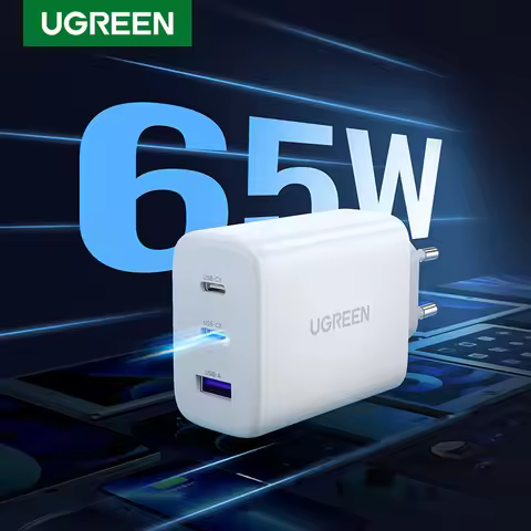UGREEN 65W PD Charger Quick Charge 4.0 3.0 Type C PD USB Charger for iPhone 17 16 15 Pro Max Fast Ch
