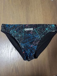 Arena Man Swim brief 男裝黑色花紋泳褲