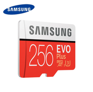 Samsung การ์ดหน่วยความจำ 256GB 512GB EVO + การ์ด Micro SD ความเร็วสูง 95 เมตร/วินาที carte memoire สำหรับโทรศัพท์/แท็บเล็ต
