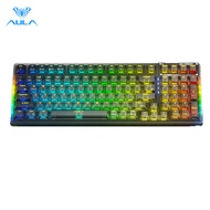 AULA F98 Mechanical Keyboard 2.4G/BT/Type-C Mode 99 keys Hot Swappable Keyboard