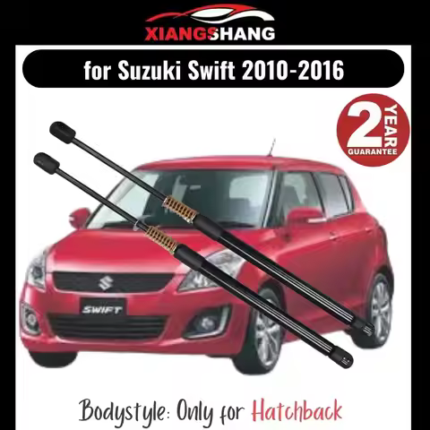2pcs Rear Tailgate Damper for Suzuki Swift (ZC72S/ZD72S) 2010-2016 Hatchback WITH SPRING Trunk Boot 