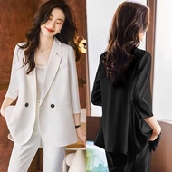 Women clothing Suit-Coat blazer women blazer Thin 2023 New Casual Fashion Split Sleeve Chiffon Sunscreen blazer