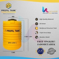 Tangki Air Plastik Profil Tank BPE 1200 Liter