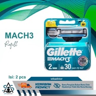 Gillette Razor Refill Mach 3. Gilete Gillette Refill - 2 Pcs
