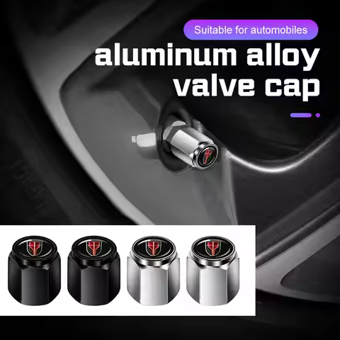 For Hongqi HS5 H5 H6 H9 HS7 H7 L5 HS3 EH7 HQ9 LS7 E-QM5 4PCS Metal Car Wheel Tire Valve Cap Stem Cov