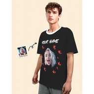 Men's Personalized Custom T-shirt Round Neck Regular Version Breathable and Comfortable Summer Comfo