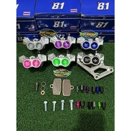 THAILAND PRODUCT  8.1 racing part 81 formula ninja r ss rr satria fu f racing disc caliper part swit