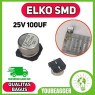 Elko smd 25v 100uf capacitor 100 25v smd
