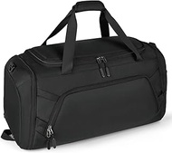 RAINSMORE Gym Bag Sports Bag Holdall Bag with Shoes Compartment 40L 55L Travel Duffel Bag Weekend Ba