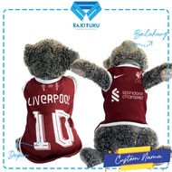 Liverpool Funny Soccer Jersey Cat Clothes [Can REQUEST Name]