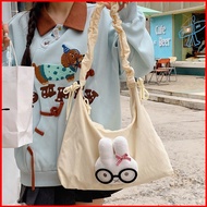 PDF3 2026 Cute Emmy Rabbit Shoulder Bag Lightweight Versatile Large Capacity Commuter Tote Bag