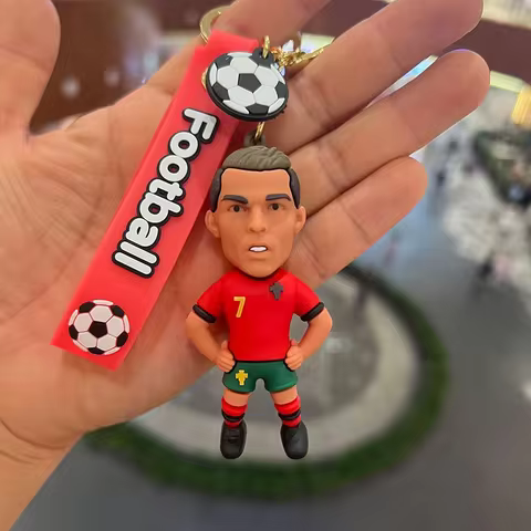 keychain cr7 Football Soccer Star Pendant Keyring Fans Jewelry Gift