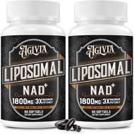 1800 MG Liposomal NAD Supplement, NAD+ Supplement Similar to Nicotinamide Riboside, 98% Pure NAD Plu