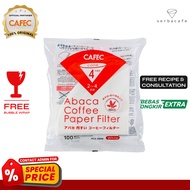 Cafec Abaca Paper Filter 02 White (AC4-100W)