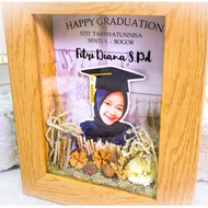 NAURA MINI WEDDING GIFT, CUSTOM PHOTO FRAME SIZE 16x12 CM