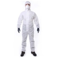 【READY STOCK】 PPE SUIT (DISPOSABLE COVERALL PROTECTIVE SUIT)