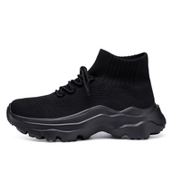 Summer Breathable Mesh Thick-Soled Inner Height Increasing Shoes Men 10cm8cm Thick-Soled Men's Shoes