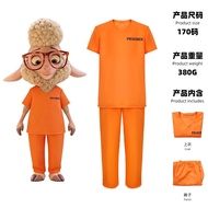 cosplay costume adult movie costume Sheep Deputy Mayor Prison Uniform Suit - Crazy Animal City 2 Cos