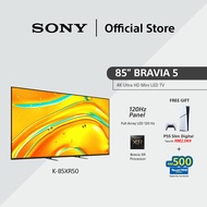 [2025 Model] Sony BRAVIA 5 | Mini LED | XR Processor | 4K Ultra HD | High Dynamic Range (HDR) | Smar