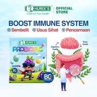 HURIXS Probiotic (BC30) - Probiotik - Vitamin C - Serat Tinggi - High Fiber - Kesihatan Usus - Gut H