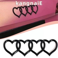 KANGNAI Trunk Tail Label Badge, ABS Plastics Heart-shaped Love Heart Logo Rear, Four Ring Label for 