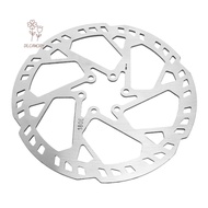 SHOUKEY Cycle Disc Brake, 180mm Stainless Steel Disc Brake Rotor, Durable Silver 6 Hole Design 2.3mm