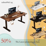 Adjustable Solid Wood 80/100/120/140/160Cm Standing Desk 3 Memory Height Study Table