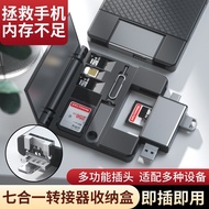 Pembaca Kad OTG Pelbagai fungsi untuk Telefon Apple Penyesuai OTG Pemacu Denyar USB Luaran Kamera SD