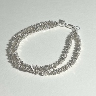 JIIRA-The Sierra Collection-silver line double bracelet size6- 7inch